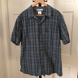 Columbia Short Sleeve Button Down Shirt